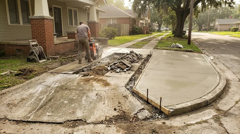 Concrete Removal & Replacement Lafayette